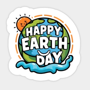 Happy Earth Day Sticker